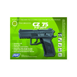 CZ-75 P07 DUTY BLOWBACK Co2 Airsoft Tabanca CZ-75 P07 DUTY BLOWBACK Co2 Airsoft Tabanca