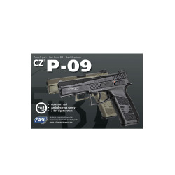 CZ P09 Siyah Green Gazlı BLOWBACK Airsoft Tabanca CZ P09 Siyah Green Gazlı BLOWBACK Airsoft Tabanca