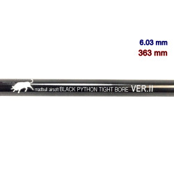 Madbull Black Python 6.03mm  Hassas Alüminyum 363mm M4 SR16 İç Namlu Madbull Black Python 6.03mm  Hassas Alüminyum 363mm M4 SR16 İç Namlu