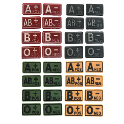 Plastik Pathc 3D Dikdörtgen Kan Grubu Arması  Plastik Pathc 3D Dikdörtgen Kan Grubu Arması