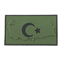 Plastik Pathc Göktürk Yazılı Arma 3D Plastik Pathc Göktürk Yazılı Arma 3D