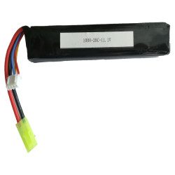 LiPo 11.1 volt 3S 1000 MAH 20C Çubuk Pil LiPo 11.1 volt 3S 1000 MAH 20C Çubuk Pil