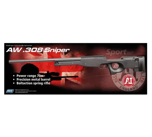 Accuracy International AW .308 Siyah Keskin Nişancı Tüfeği