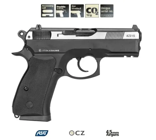 ASG CZ75 D COMPACT Çift Renk Havalı Tabanca 16200
