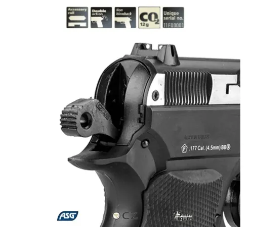 ASG CZ75 D COMPACT Çift Renk Havalı Tabanca 16200