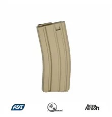 ASG 30BB LOW CAP M15/M16 TAN AEG Airsoft Tüfek Şarjörü 17125