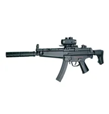 BT A5 Komple Set MP-5 Siyah Tüfek