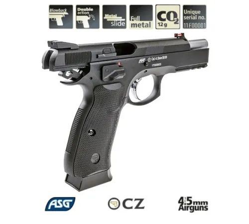 ASG CZ SP-01 SHADOW Havalı Tabanca Blowback 18396