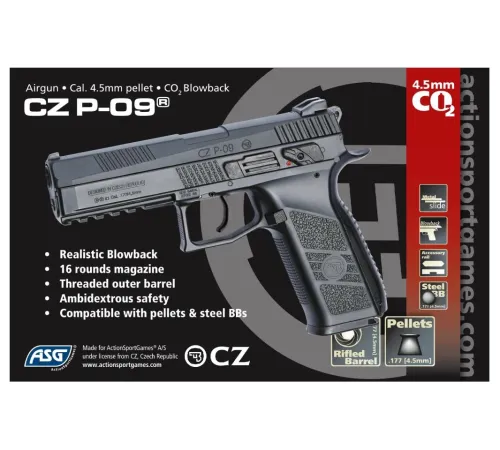 Asg CZ P09 TAN