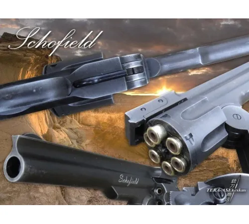ASG SCHOFIELD Agıng/Eskitme Ağaç Kabzeli Havalı Tabanca