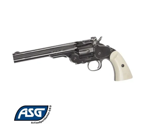 Asg Schofield 6 İnç Fil Dişi Kabza Toplu Havalı Tabanca