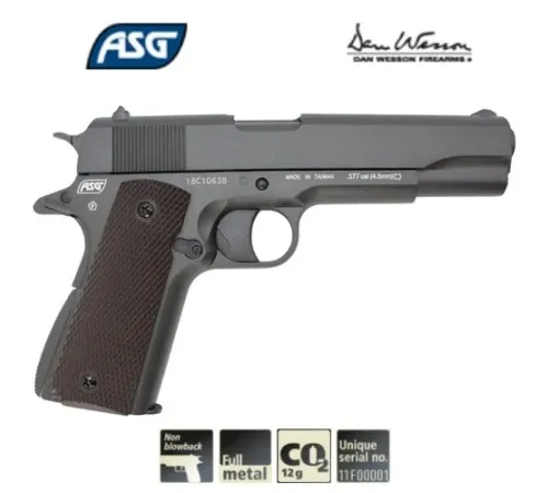 ASG Dan Wesson VALOR 1911 4.5mm Full Metal Havalı Tabanca