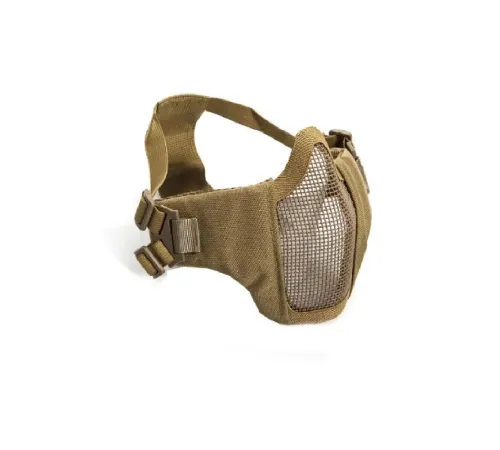 ASG Metal Mesh Çene ve Ağız Korumalı Tan Airsoft Maskesi
