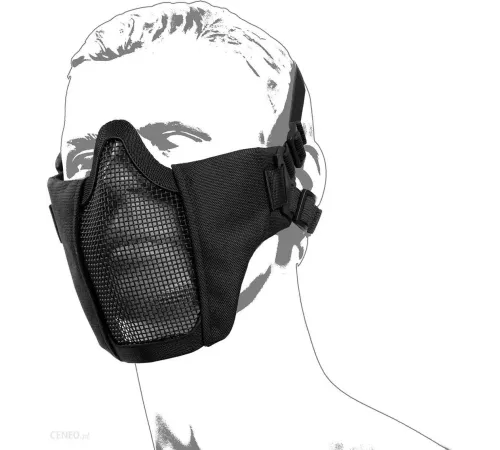 ASG Metal Mesh Mask Koruma Maskesi - Siyah 19079