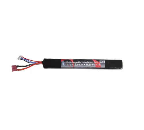 ASG 11.1v 1500mah AIRSOFT LIPO PIL SINGLE STICK (19368)
