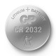 GP Batteries Cr2032 2032 Boy Lityum Düğme Pil, 3 Volt, Tekli Kart