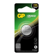 GP Batteries Cr2032 2032 Boy Lityum Düğme Pil, 3 Volt, Tekli Kart