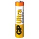 GP Batteries GP24AU Ultra Alkalin LR03/E92/AAA İnce Kalem Pil, 1.5 Volt, 4’lü Kart