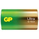GP Batteries G-TECH Ultra Alkalin Kalın LR20 - D Boy 1.5V Pil 2’li Kart