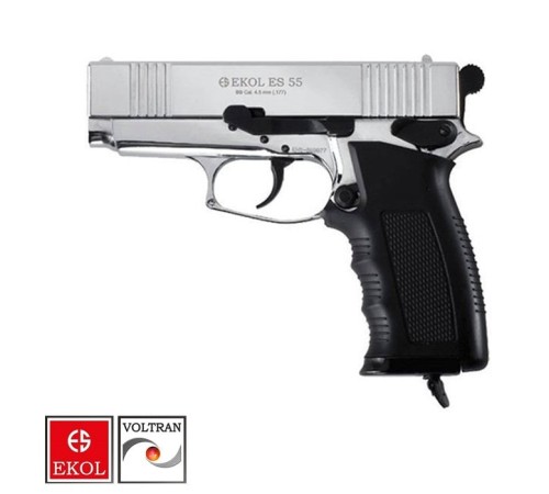 EKOL S55 Parlak Beyaz Havalı Tabanca