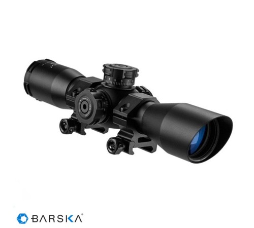 BARSKA CONTOUR 4X32 IR MIL DOT Tüfek Dürbünü