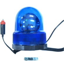 Mavi Tepe Lambası Mıknatıslı ( 12 v )