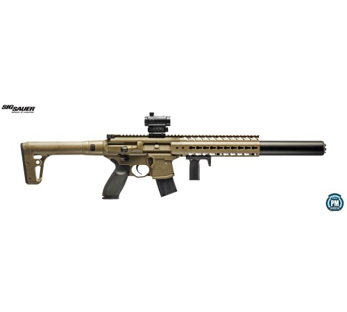 Sig Sauer MCX RED DOT Yarı Otomatik CO2 TAN Rengi Havalı Tüfek