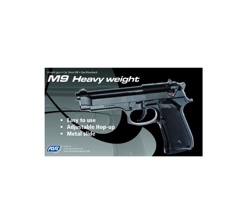 ASG M9 BERETTA ’’Heavy Weight’’ GBB AIRSOFT TABANCA