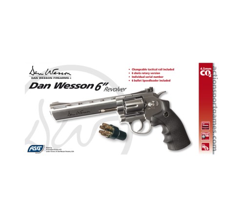 Dan Wesson 6 İnc Revolver Silver Toplu Havalı Tabanca