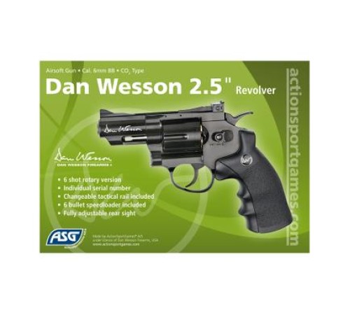DAN WESSON 2,5 ’’SIYAH  Airsoft TOPLU TABANCA