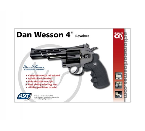 Dan Wesson 4 İnc Revolver Siyah Toplu Havalı Tabanca