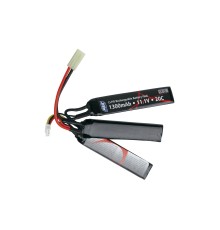 LiPo 11.1 volt 3S 1300 MAH 25C Pil