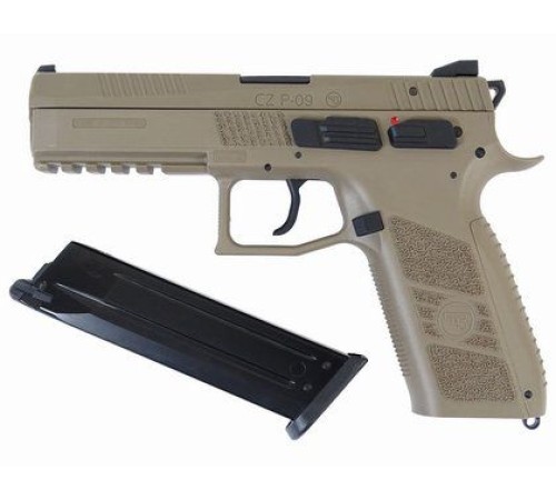 CZ P09 FDE Tan Rengi Green Gazlı BLOWBACK Airsoft Tabanca