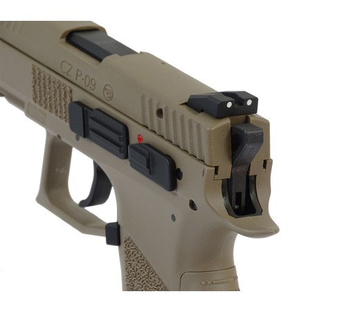 CZ P09 FDE Tan Rengi Green Gazlı BLOWBACK Airsoft Tabanca