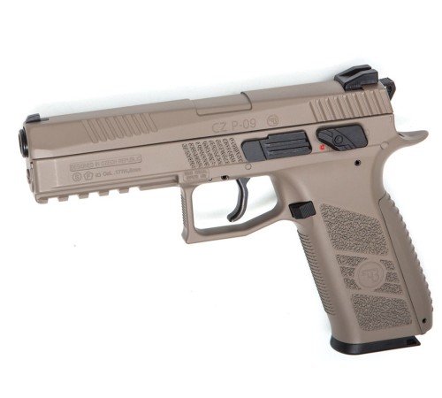 CZ P09 FDE Tan Rengi Green Gazlı BLOWBACK Airsoft Tabanca
