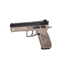 CZ P09 FDE Tan - Siyah Green Gazlı Metal Kapak Takımlı Airsoft Tabanca