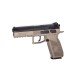 CZ P09 FDE Tan - Siyah Green Gazlı Metal Kapak Takımlı Airsoft Tabanca