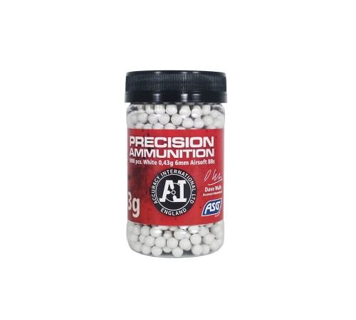 ASG Precision Ammunition 0,43 Gram 1000’lik 6 mm Airsoft BB