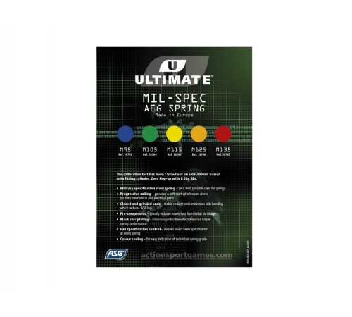 Ultimate M125 Airsoft Yükseltme yayı - Turuncu