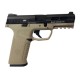 ICS XAE Airsoft Blowback Siyah - Tan Çift Renk Tabanca