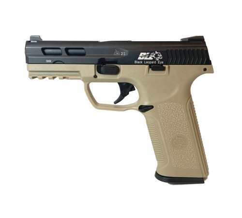 ICS XAE Airsoft Blowback Siyah - Tan Çift Renk Tabanca