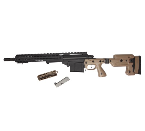 AI MK13 Kompakt Keskin Nişancı Siyah Tan Rengi Airsoft Tüfeği