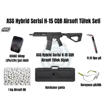 ASG Hybrid Serisi H-15 CQB Siyah Airsoft Tüfek Seti