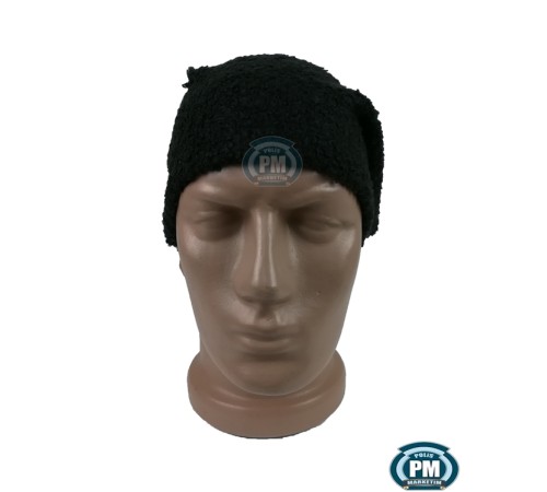 Siyah Kırçıllı Polar Boyunluk Bere