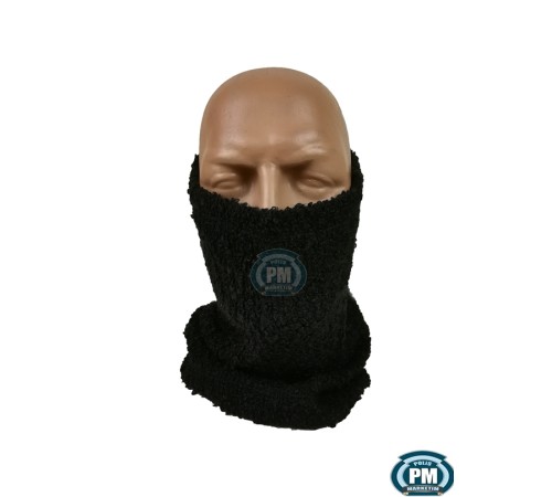 Siyah Kırçıllı Polar Boyunluk Bere