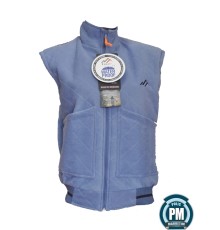 Su Geçirmez Polar Yelek Ultrasonic Mavi Renk