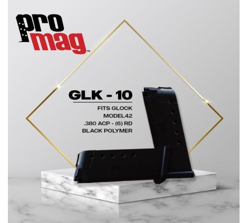 PROMAG Glock® Model 42 .380 ACP (6 Kapasite) -