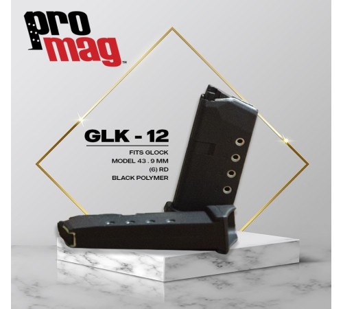 PROMAG Glock® Model 43 9mm (6 Kapasite)