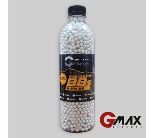 GMAX 0.28 GR BB 6mm 3000 lik Airsoft BB