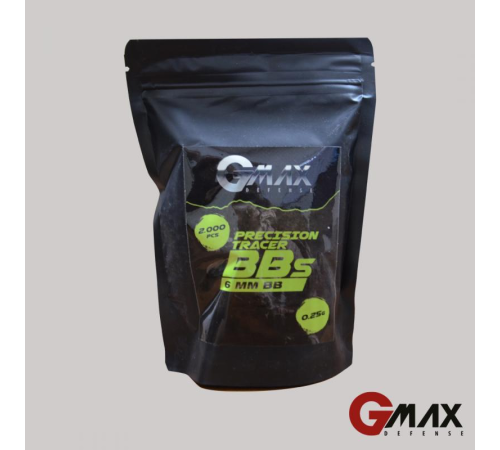 GMAX 0.25 GR Tracer BB 6mm Airsoft BB